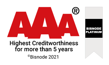 Bisnode - Highest Creditworthiness for more than 5 years